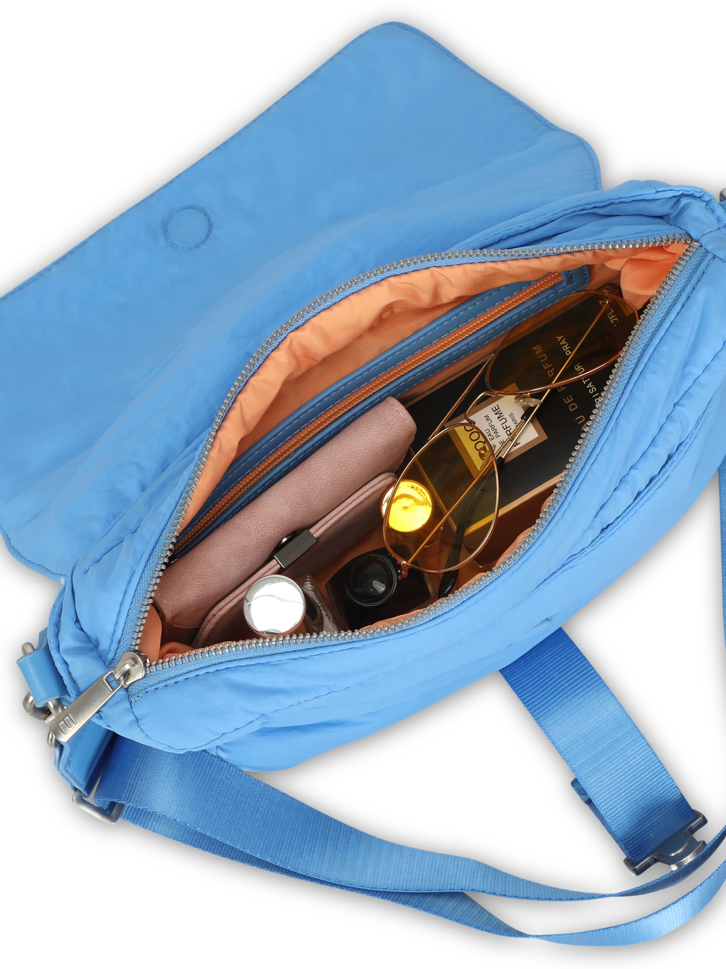 Expatrié Umhängetasche 'Bobby' in Blau