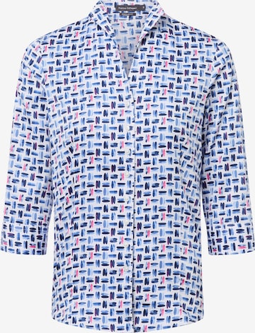 Franco Callegari Bluse in Blau: Vorderseite