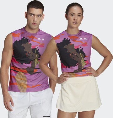 T-Shirt fonctionnel 'New York' ADIDAS SPORTSWEAR en violet