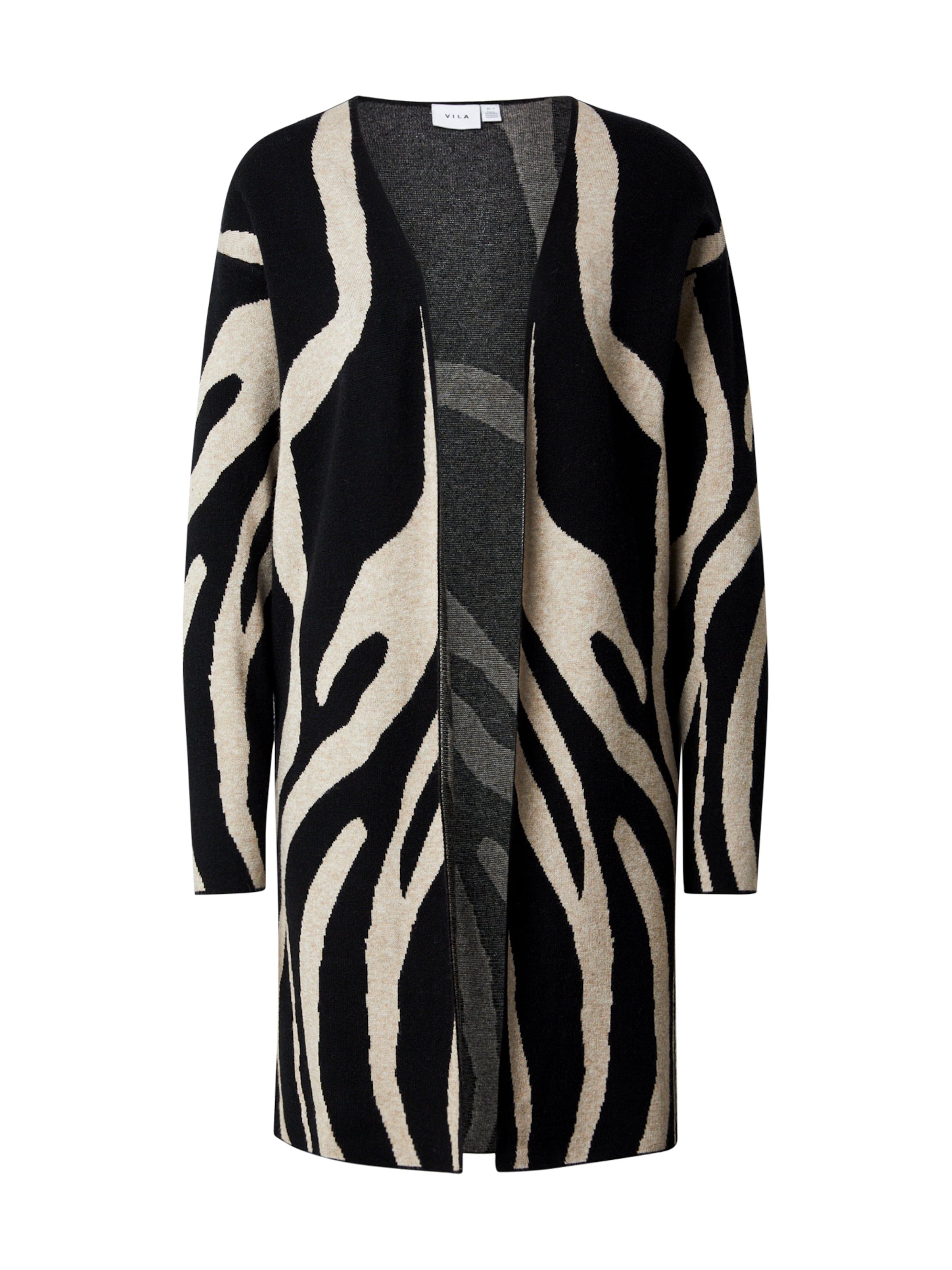 VILA Kardigán 'VIRil' - fekete: elől