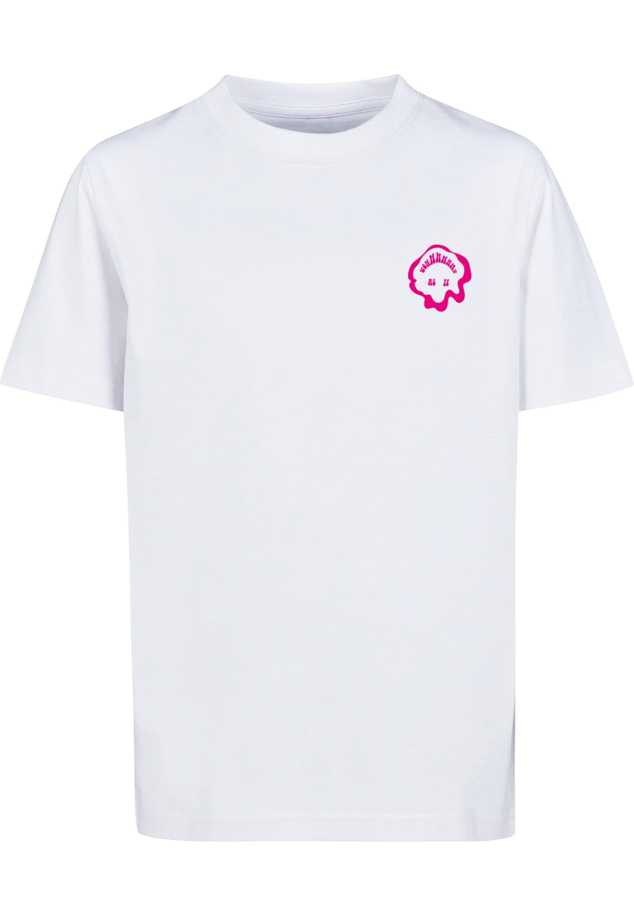 Maglietta 'Everything's Nice' Mister Tee di colore rosa scuro / bianco, Visualizzazione prodotti