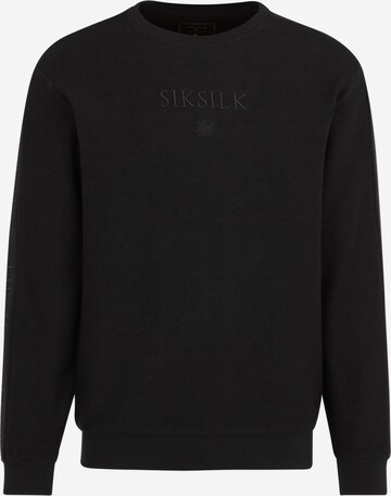 SikSilk Sweatshirt in Schwarz: front