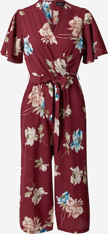 Mela London Jumpsuit in Rood: voorkant