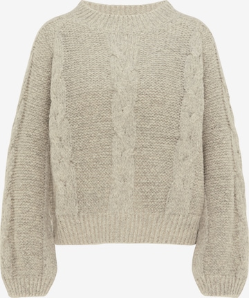 Pull-over Usha en beige : devant