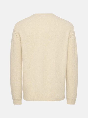Only & Sons Sweter 'ONSJAMES' w kolorze beżowy