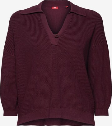 Pull-over ESPRIT en violet : devant