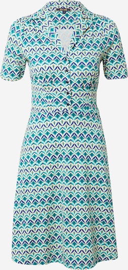 Rochie tip bluză King Louie pe albastru / verde smarald / verde mentă / verde jad / alb, Vizualizare produs