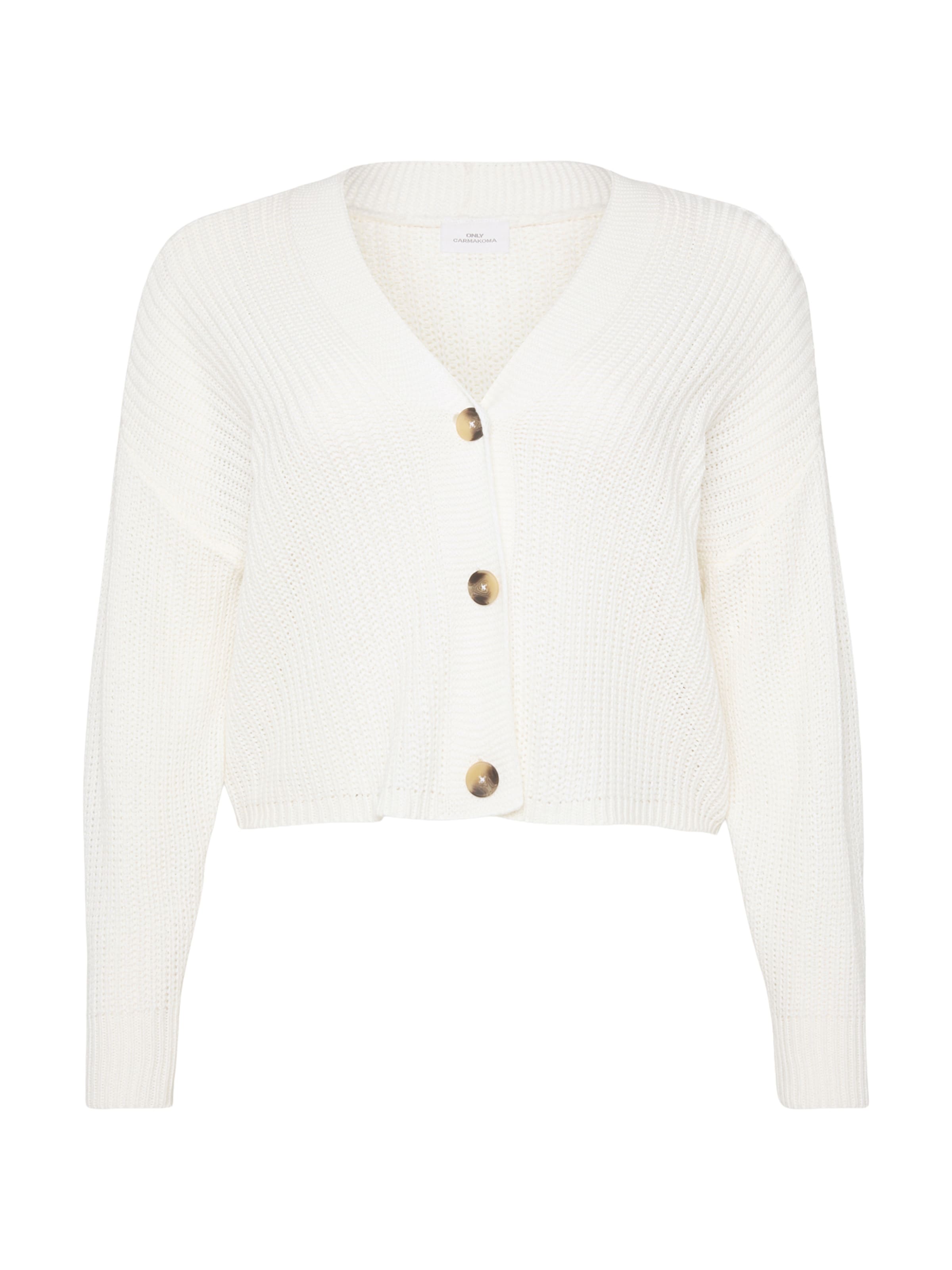 ONLY Carmakoma Cardigan 'CARCAROL NICE' en crème, Vue avec produit