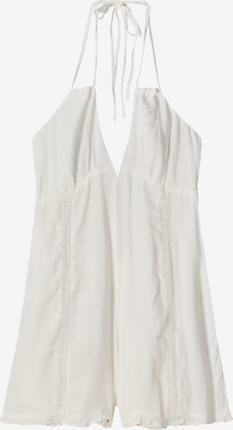 Combinaison Bershka en blanc : devant
