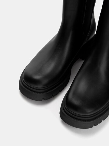 Pull&Bear Chelsea Boots i sort