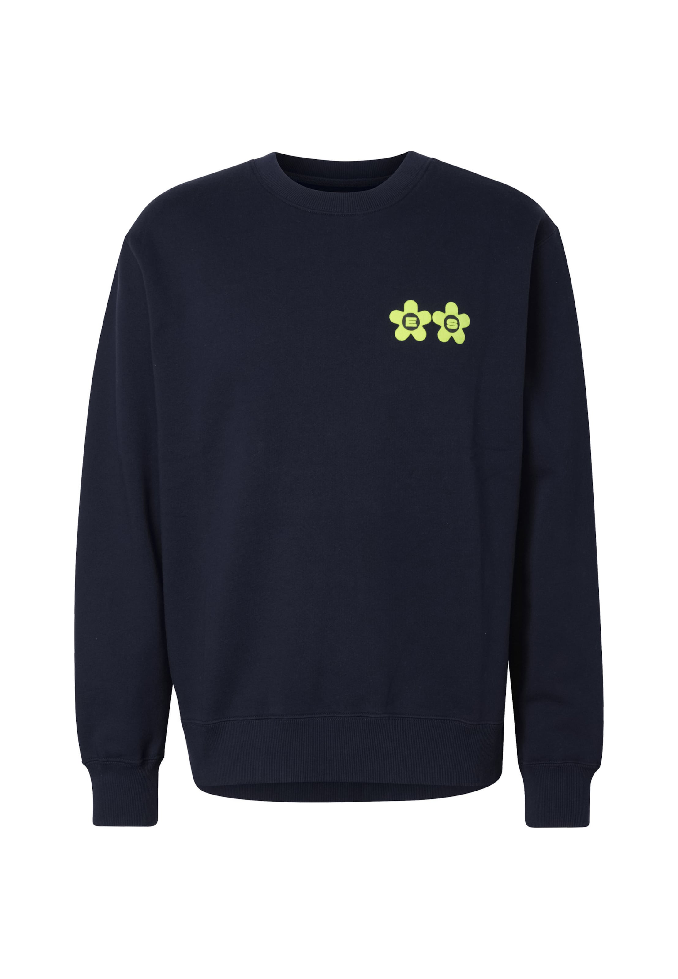 EDWIN Sweatshirt 'Sakura' in Blau: Vorderseite