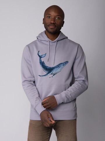 Watapparel Sweatshirt 'Wal' in Purple: front