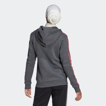 Giacca di felpa sportiva 'Essentials Fleece 3-Stripes ' di ADIDAS SPORTSWEAR in grigio