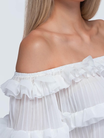 Camicia da donna di Ombre in bianco