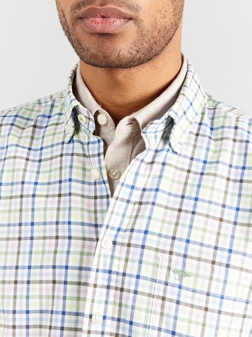 FYNCH-HATTON Klasický střih Košile – zelená