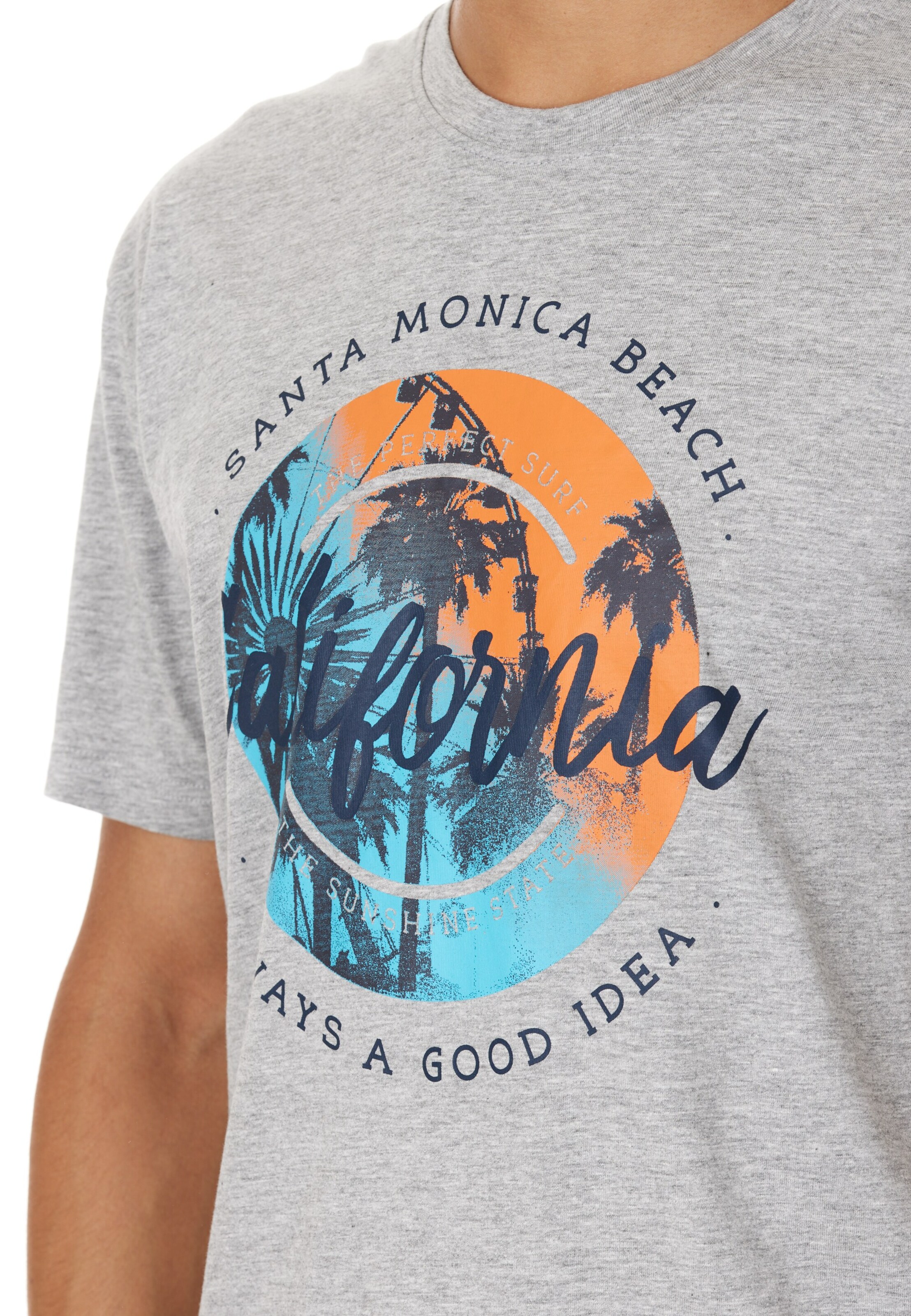 Cruz Funktionsshirt 'Edmund' in Grau