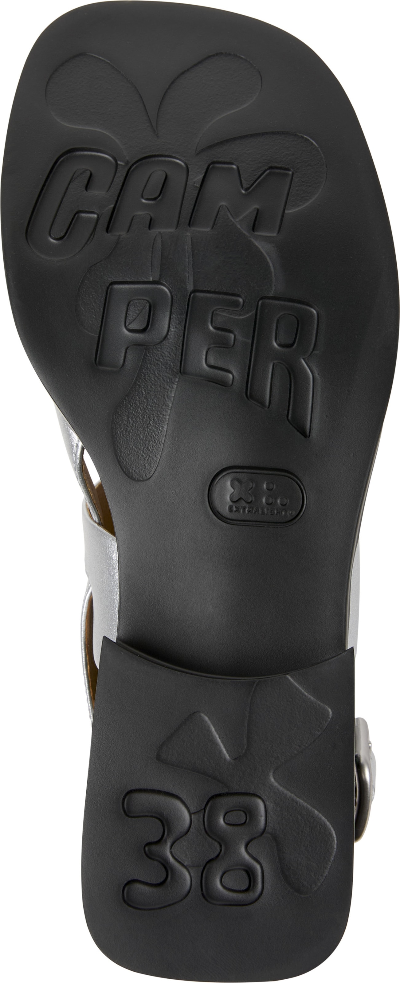 CAMPER Riemensandale &#x27;Dana&#x27; in Silber