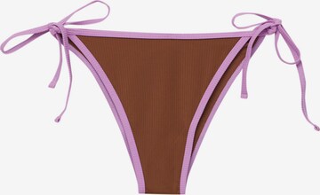 Pull&Bear Bikinitrusse i brun: forside
