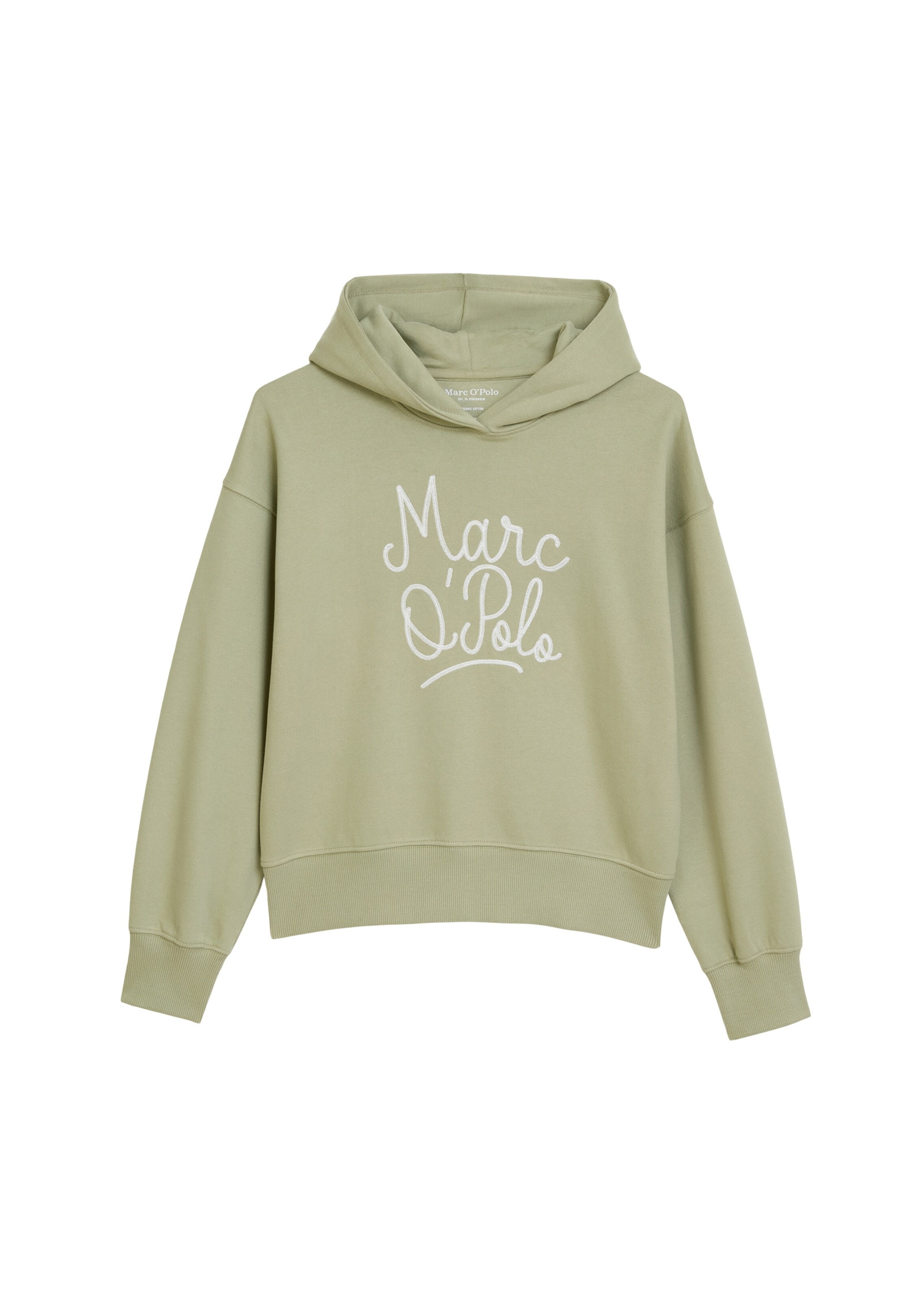 Sweat-shirt Marc O'Polo en vert : devant