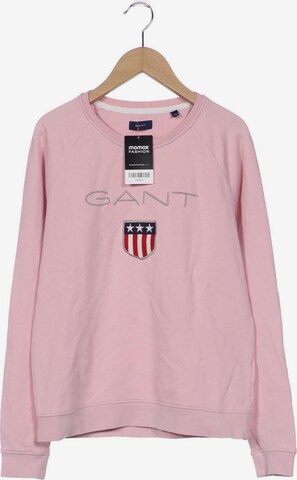 GANT Sweatshirt & Zip-Up Hoodie in M in Pink: front