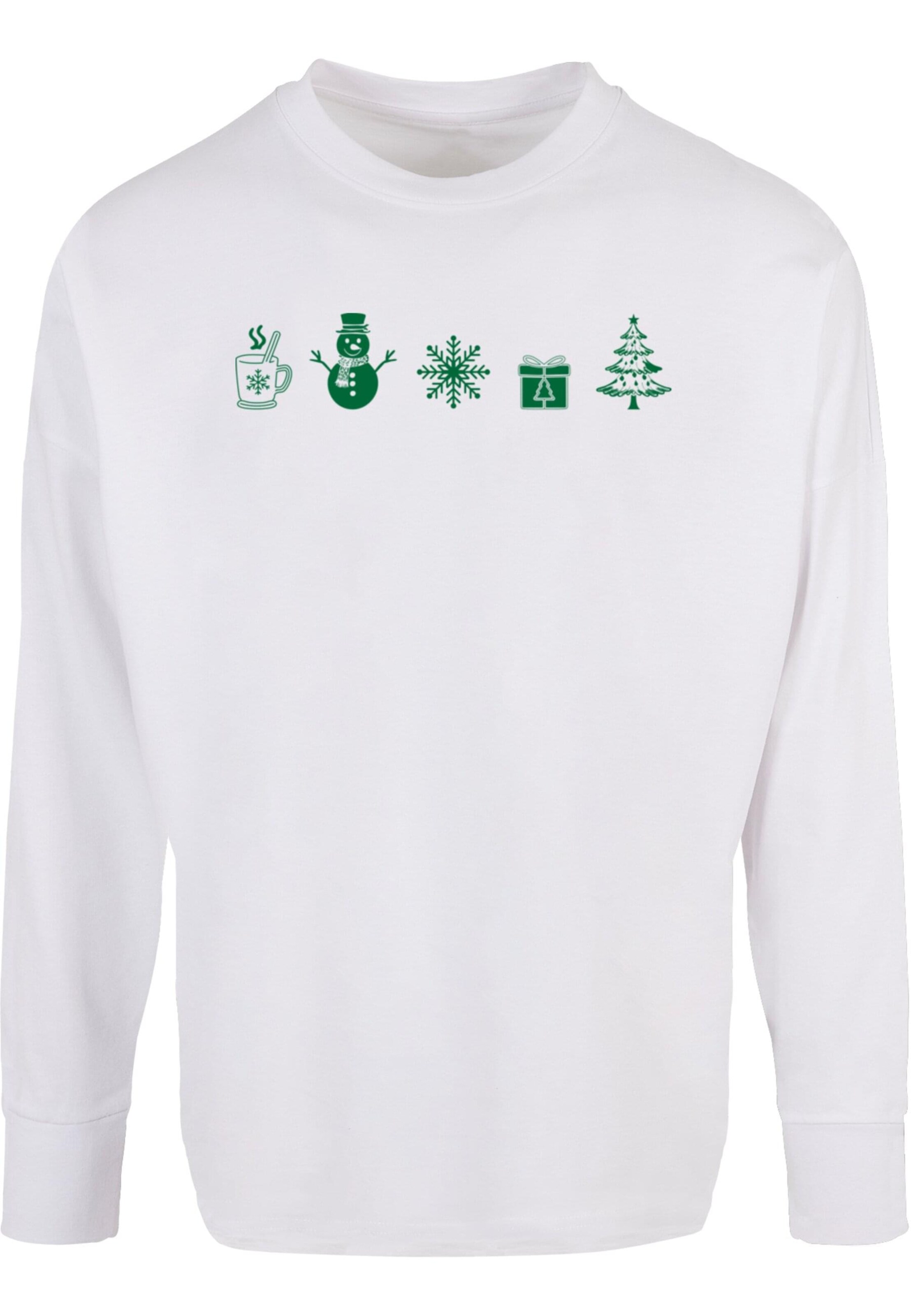 Merchcode Bluser & t-shirts 'Christmas' i hvid: forside