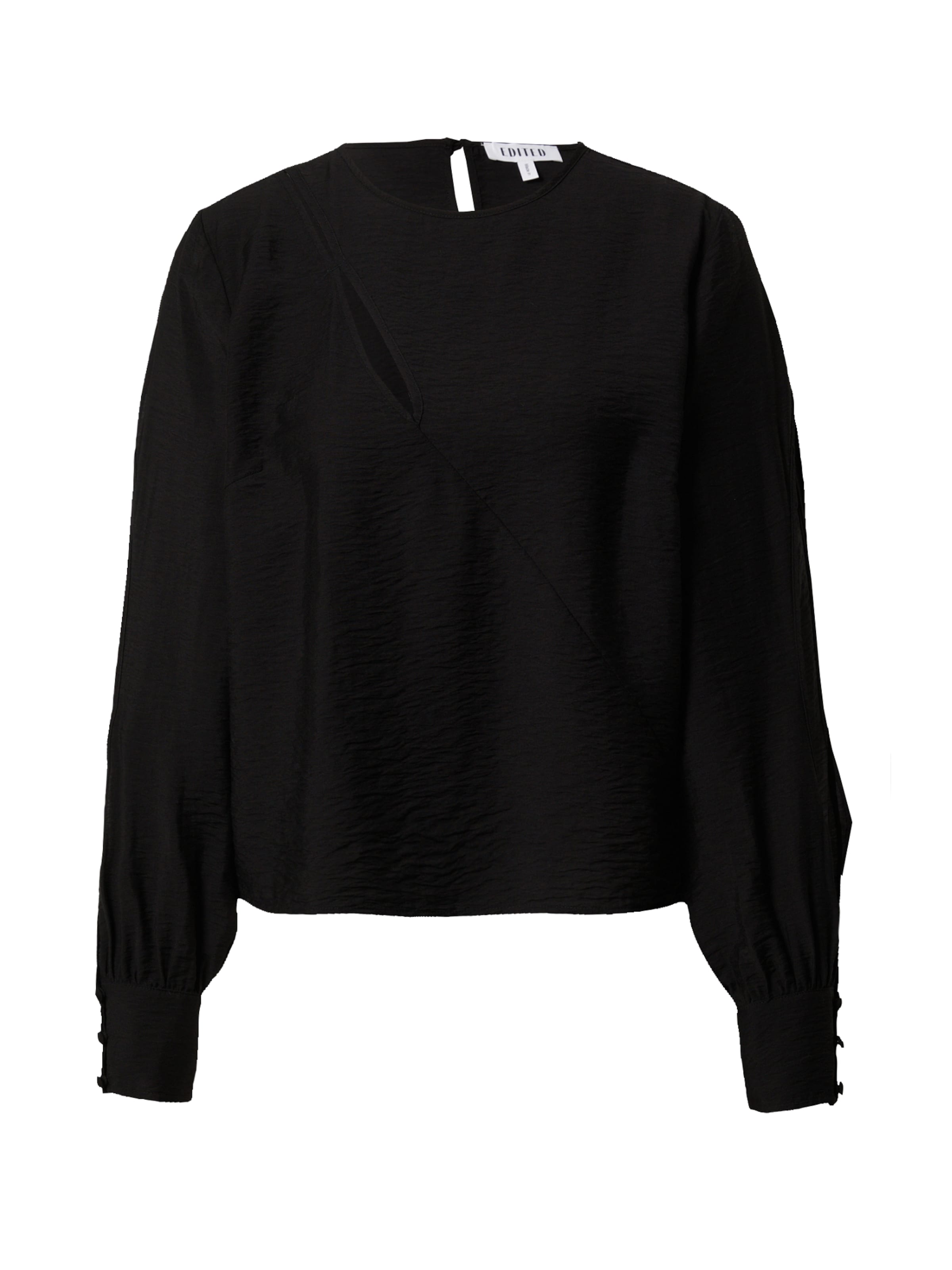 EDITED Bluse 'Clarice' in Schwarz: Vorderseite