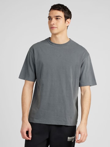 ReebokTehnička sportska majica - siva boja: prednji dio