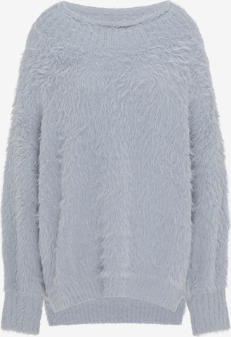 usha WHITE LABEL Sweater in Blue: front