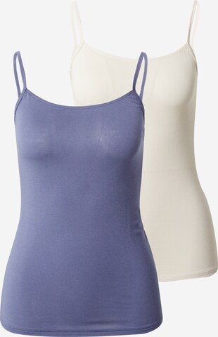 Maillot de corps SCHIESSER en bleu : devant