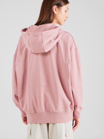 CONVERSE Zip-Up Hoodie in Pink