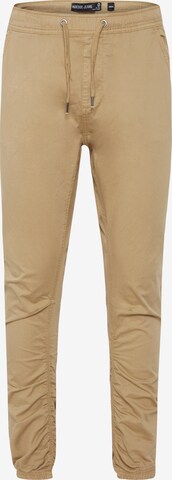 INDICODE JEANS Tapered Chino Pants in Beige: front
