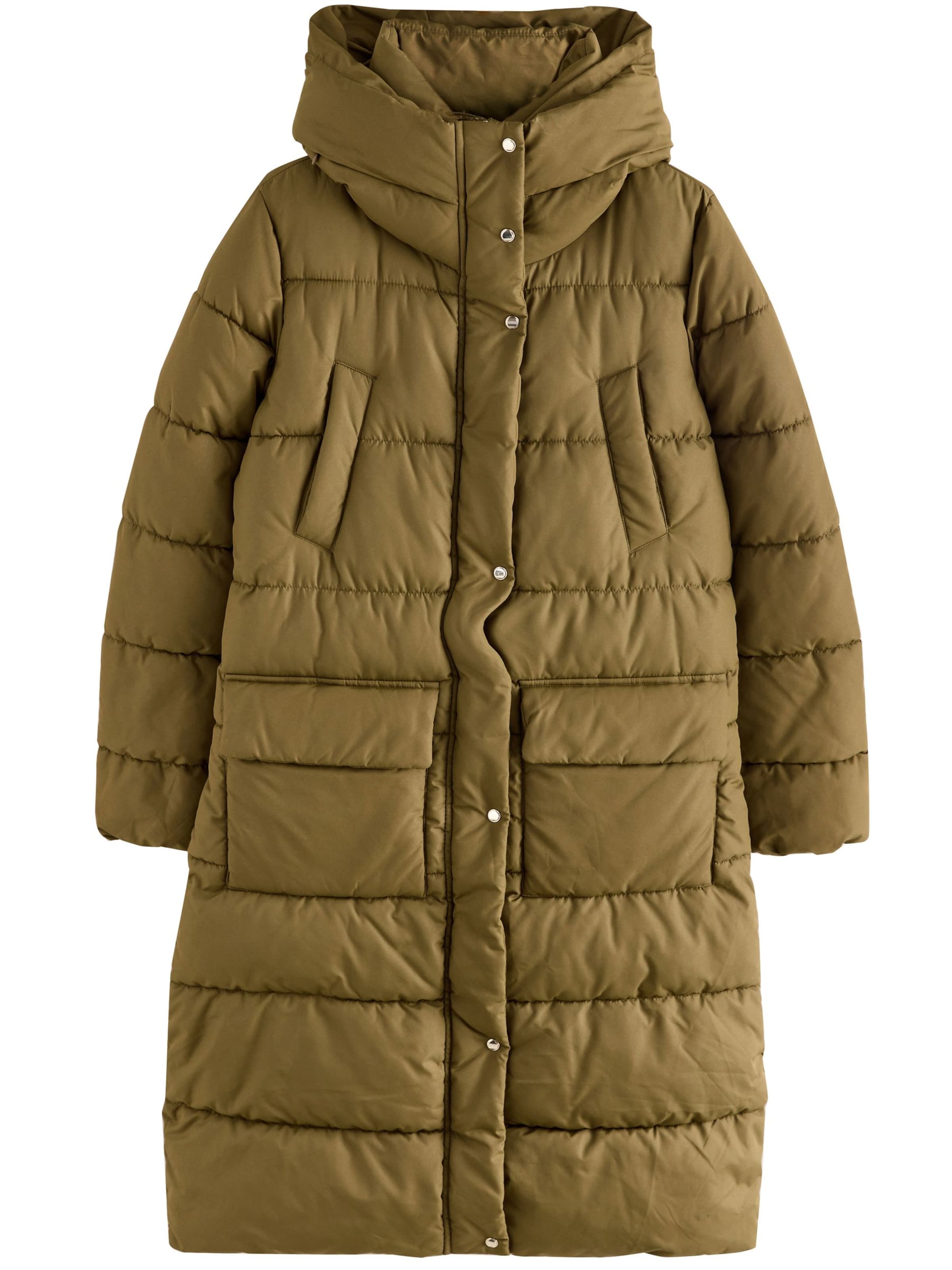 Next Зимнее пальто в Зеленый: спереди