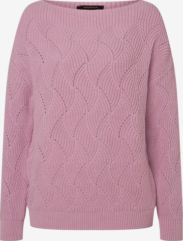 Pull-over MORE & MORE en violet : devant