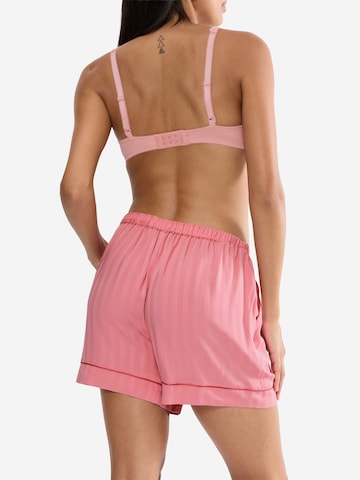 TRIUMPH Schlafshort ' Red Label Amourette Jacquard ' in Pink