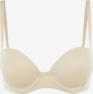Soutien-gorge Trendyol en beige : devant