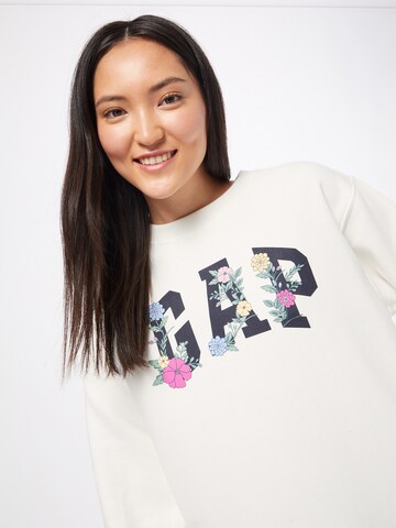 GAP Sweatshirt 'HERITAGE' i hvid