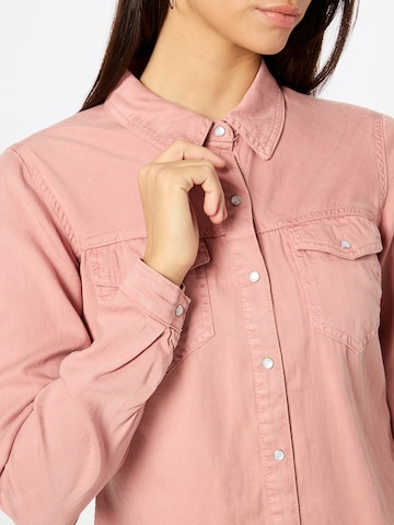 Camicia da donna 'Vibista' di VILA in rosa