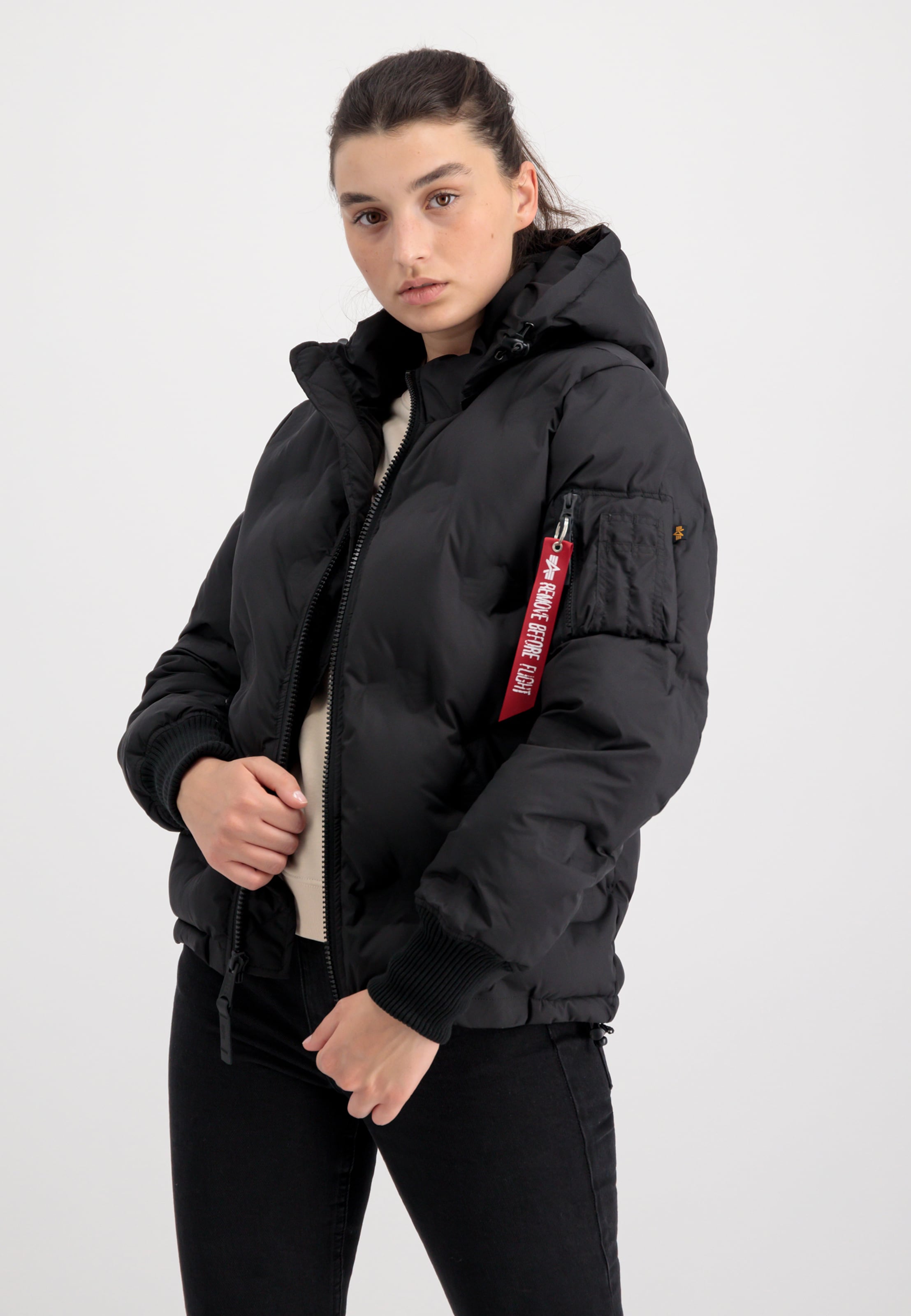 ALPHA INDUSTRIES Chaqueta de invierno Flight Jacket Hooded Logo