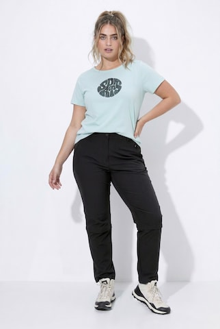 Ulla Popken Regular Functionele broek in Zwart