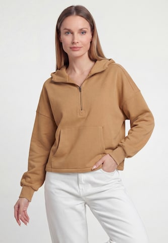 CALEY - Sweatshirt em castanho: frente