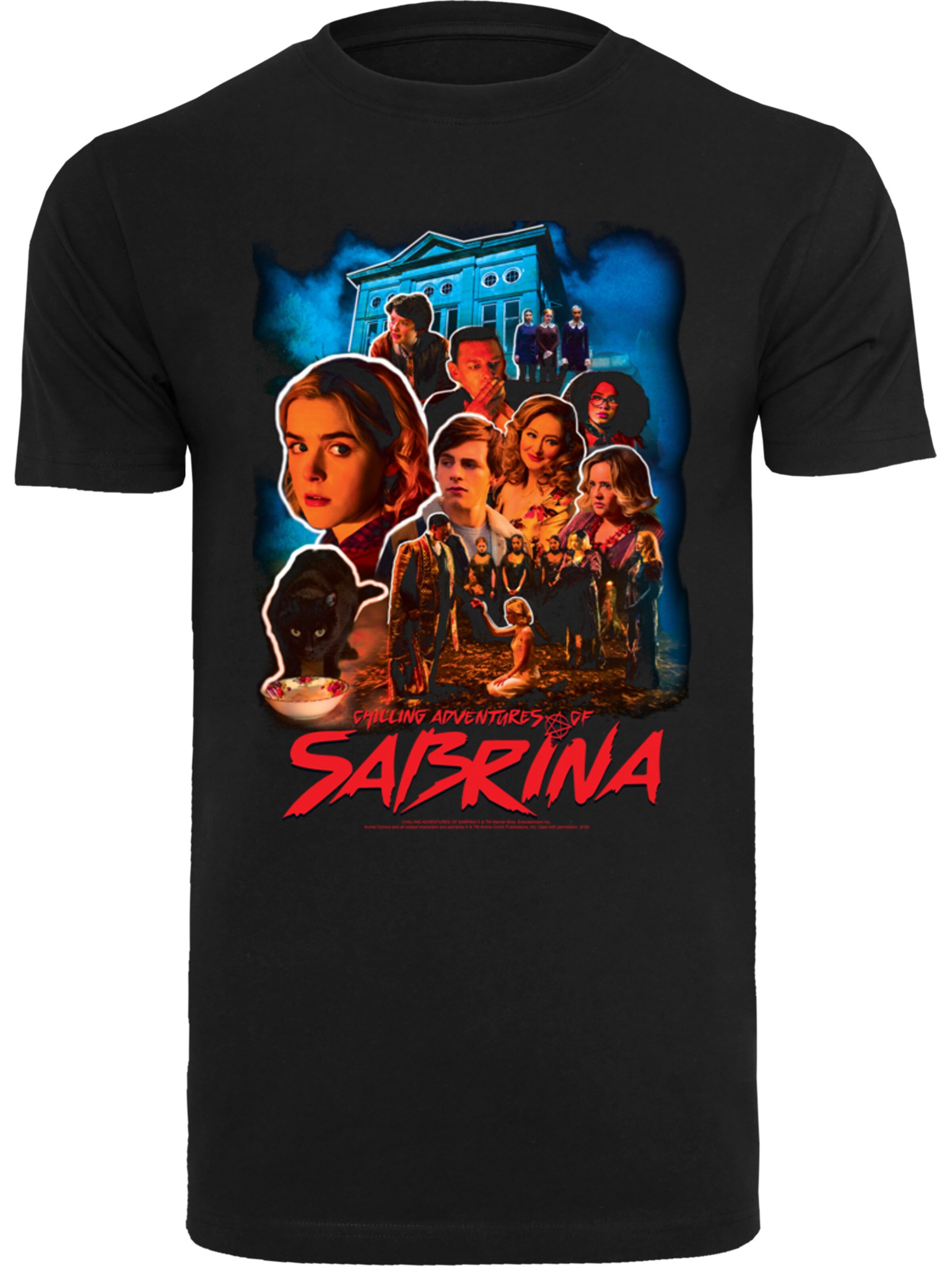 T-Shirt 'Sabrina Adventures Of Sabrina Homage' F4NT4STIC en noir : devant
