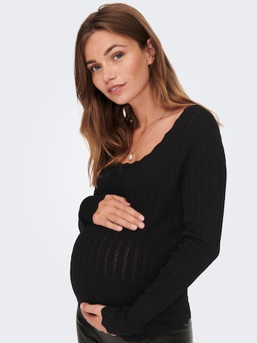 Only Maternity Pulover 'Dee' | črna barva