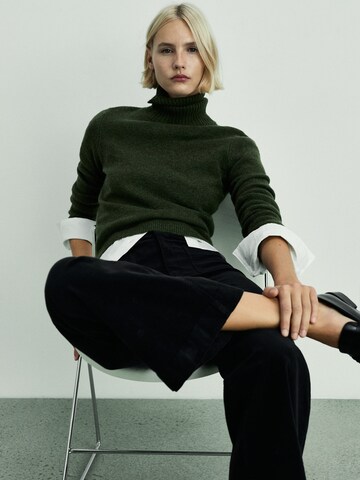 MANGO Boot cut Jeans 'CATHERIP' in Black