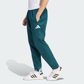 ADIDAS PERFORMANCE - Slimfit Pantalón deportivo 'Real Madrid Stadium' en verde: frente