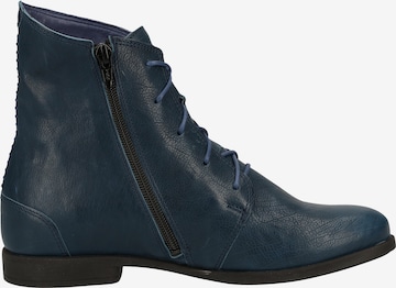 THINK! Lace-Up Ankle Boots in Blue