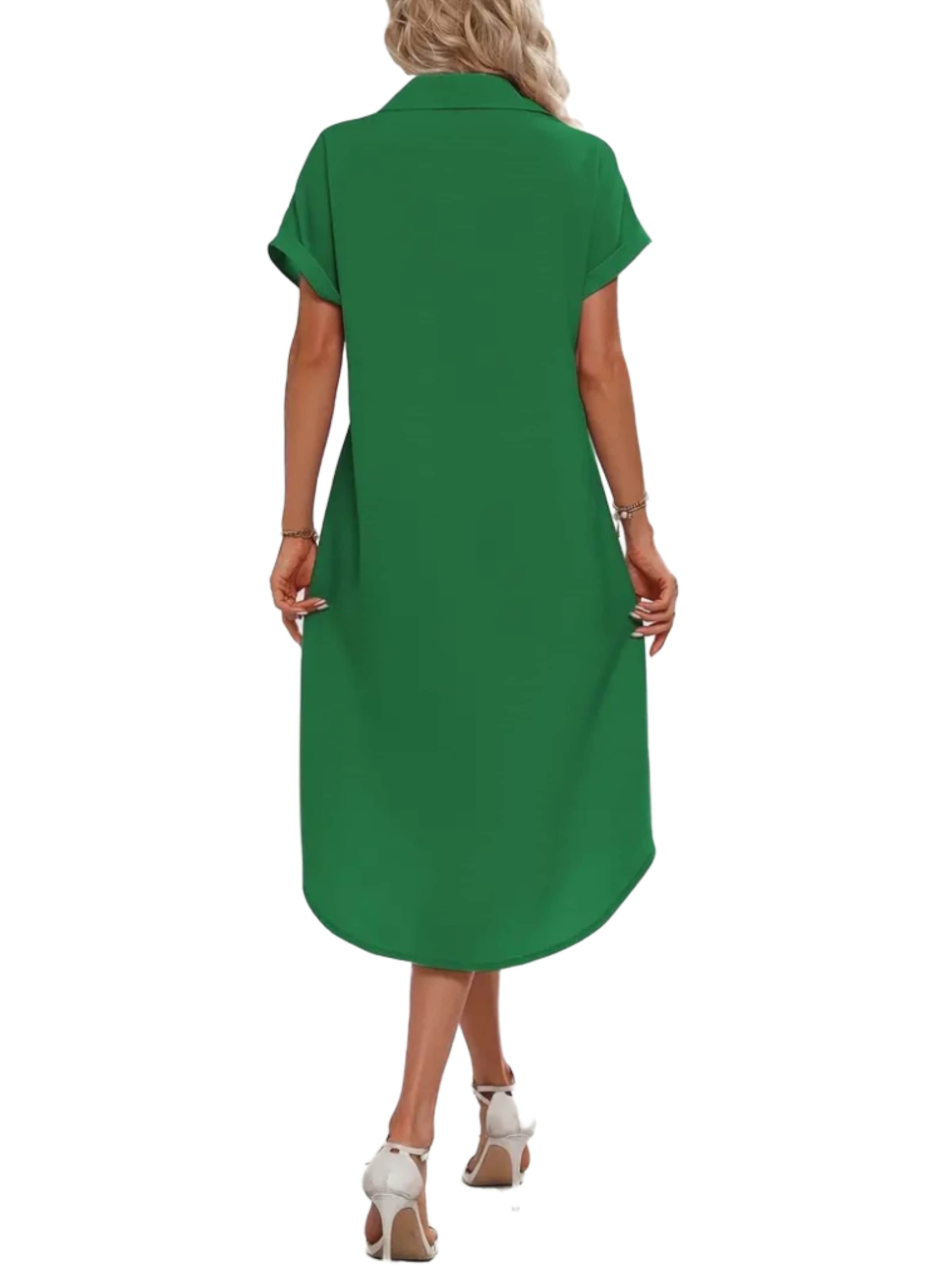 JANE's Dress in Green: front