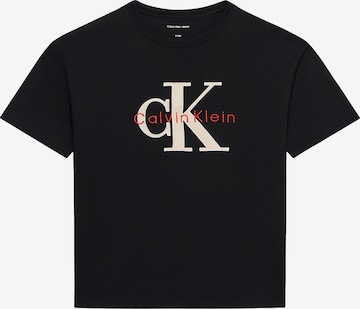 Calvin Klein Jeans T-shirt i svart: framsida