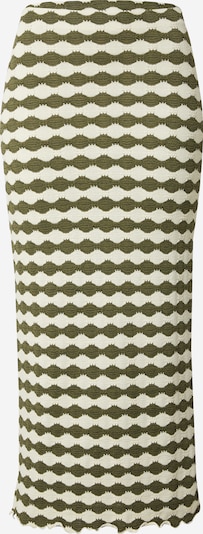 TOPSHOP Jupe en beige / olive, Vue avec produit