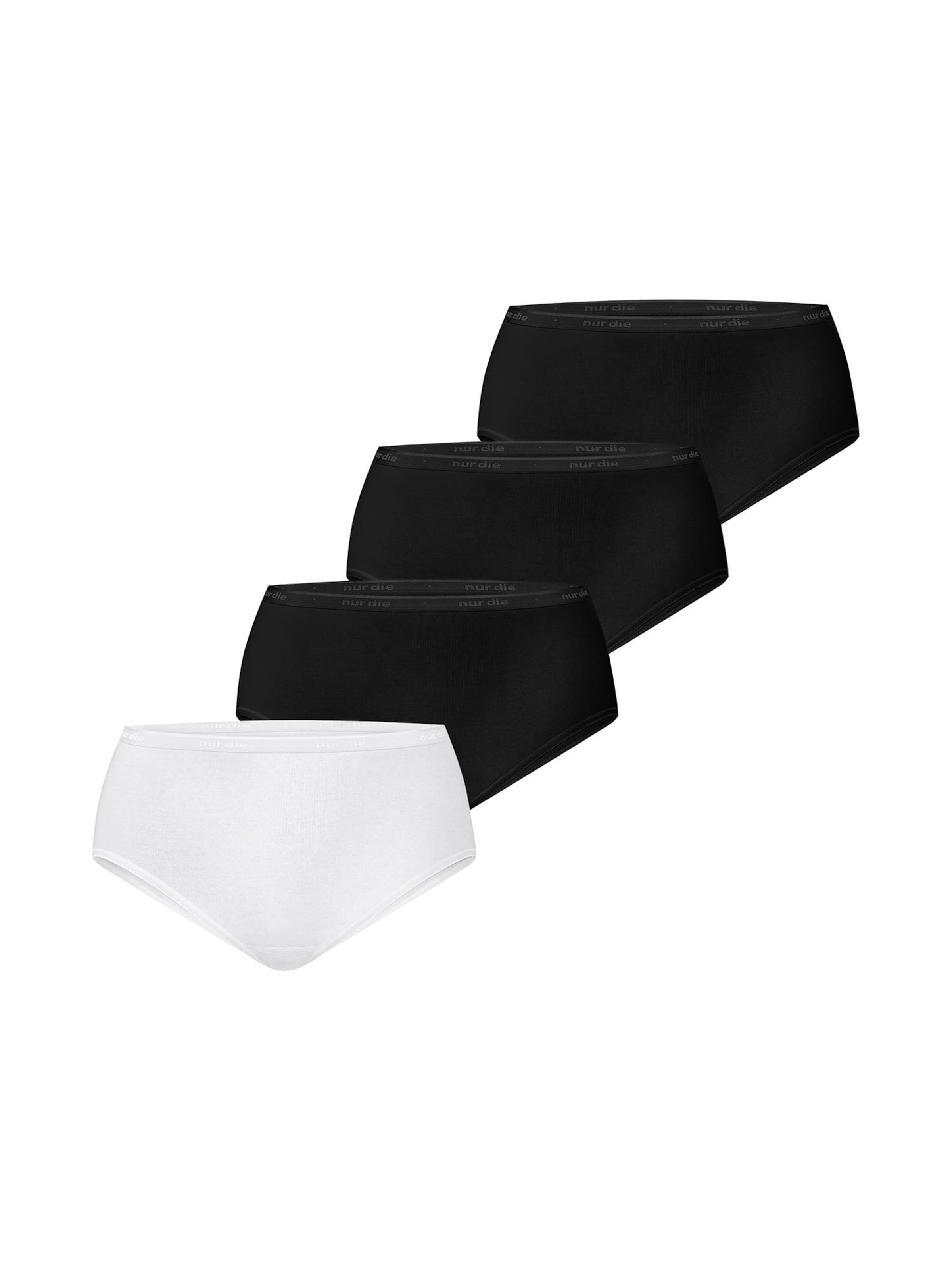 Culotte 'Bio-Baumwolle' Nur Die en noir : devant