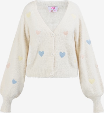 MYMO Knit cardigan 'Biany' in White: front